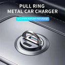 Dual USB-C Car Charger for Fast Charging