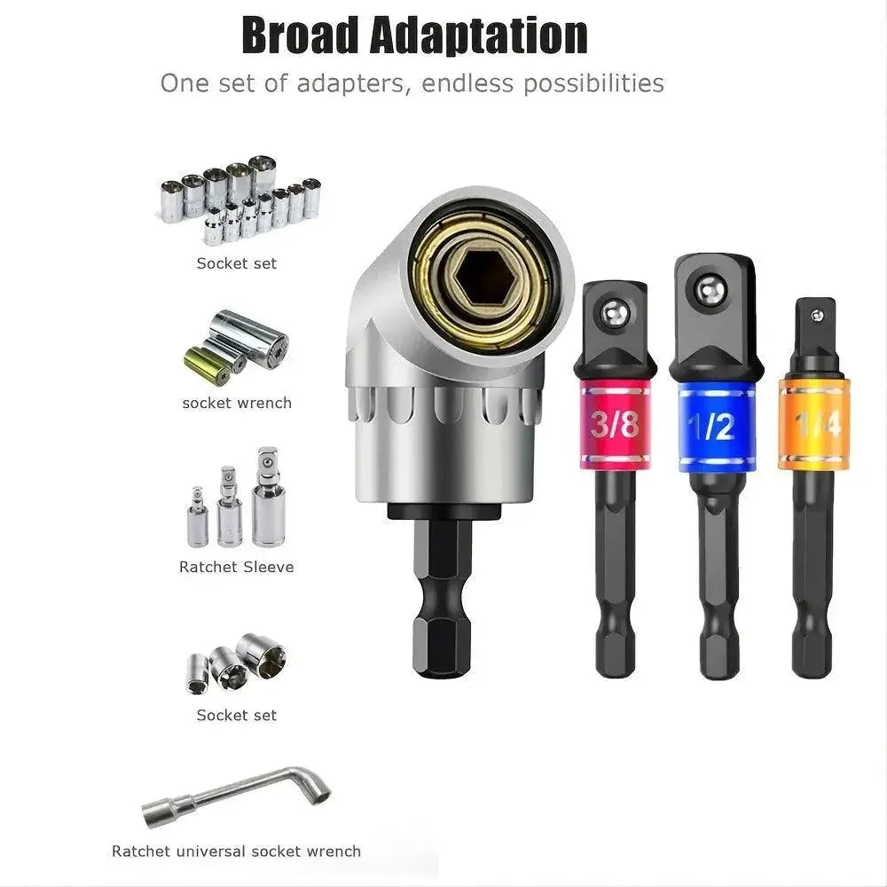 105 Degree Angle Socket Adapter Extension Set Versatile Tool