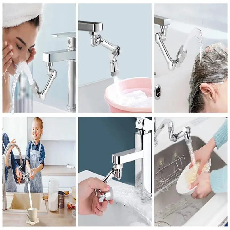 Swivel Faucet Sprayer Tap Extender For Effortless Cleaning