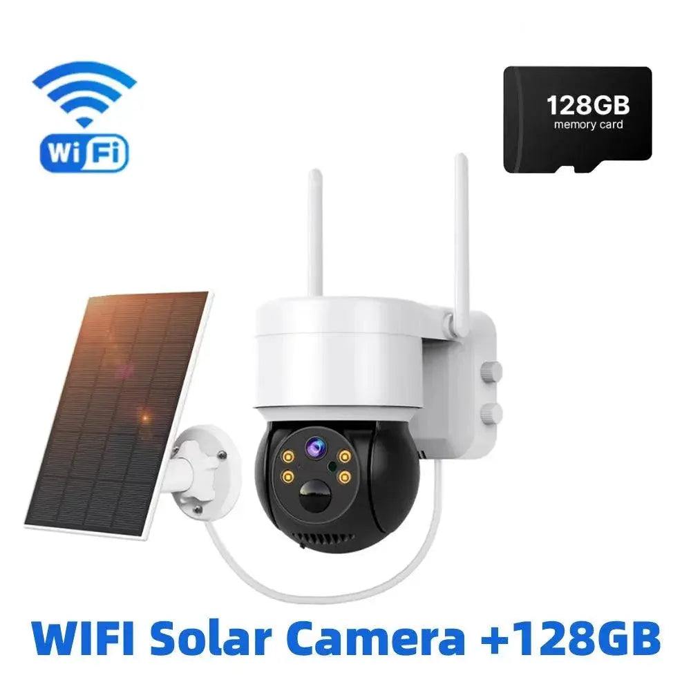Solar Powered Outdoor Security Camera With Smart Detection