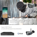 4MP Outdoor WiFi Camera Night Vision Motion Detection