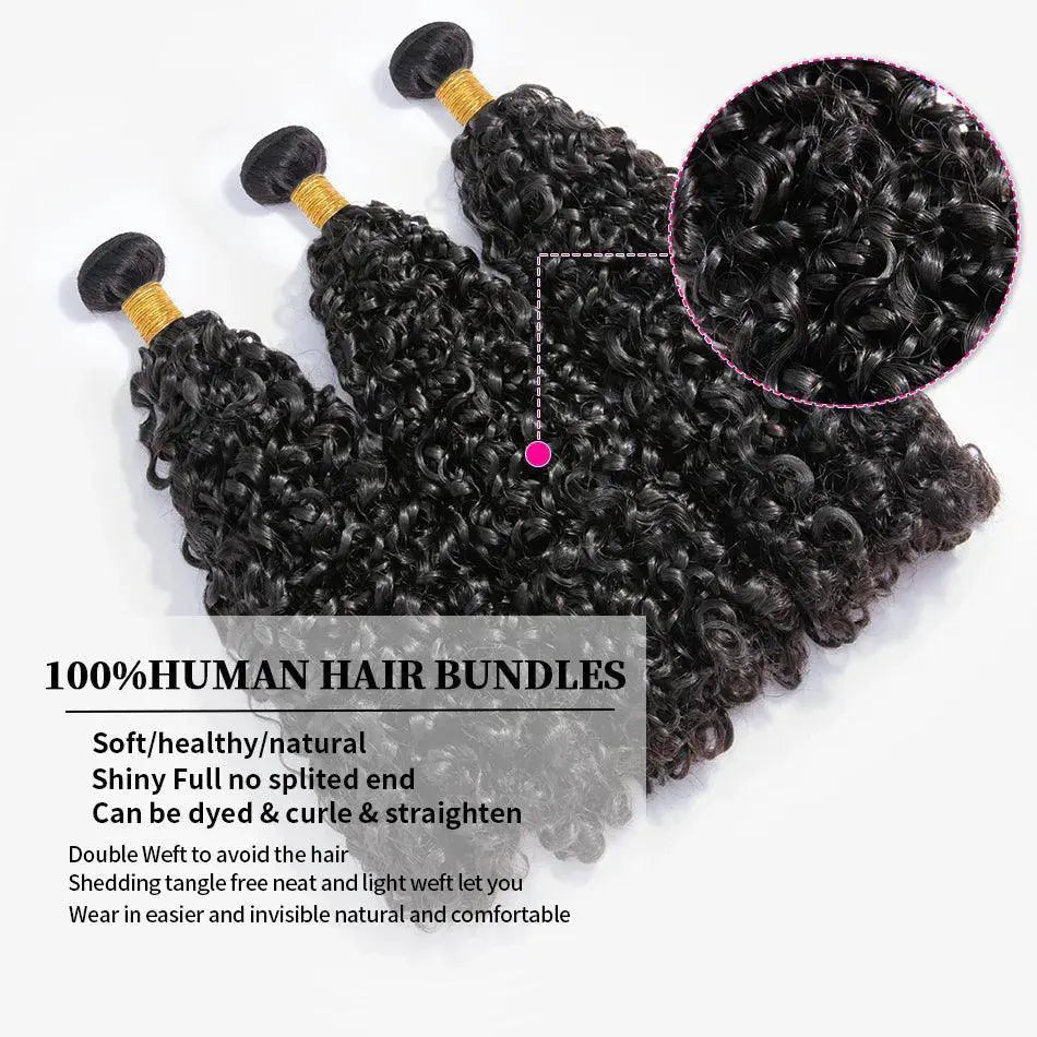 Brazilian Small Spiral Curly Hair Bundles Luxurious Curls