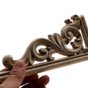 Handcrafted Oak Flower Sculpture European Style Decor
