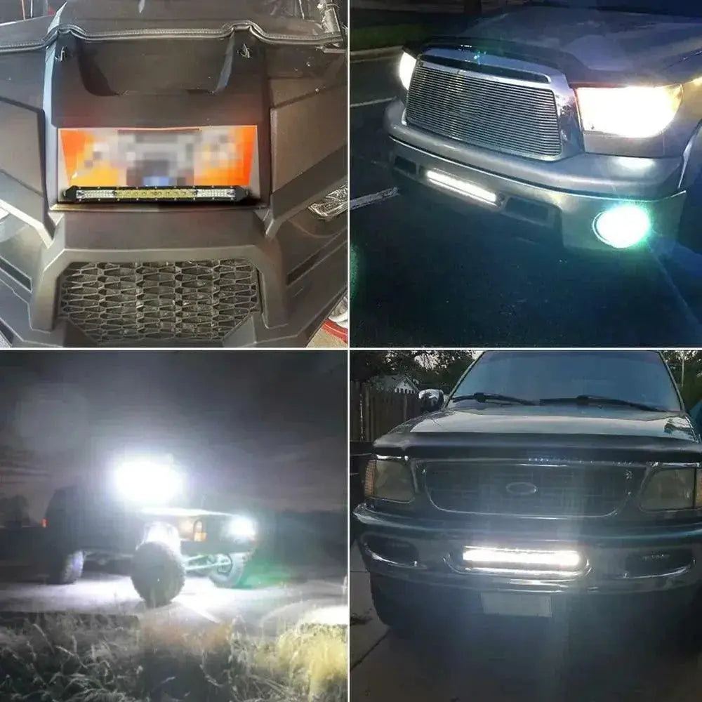 Led Light Bar Triple Row Combo Beam High Brightness Durable