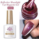 9D Cat Magnetic Gel Nail Polish Pink Purple UV Set