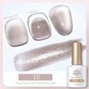 9D Cat Magnetic Gel Nail Polish Pink Purple UV Set