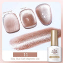 9D Cat Magnetic Gel Nail Polish Pink Purple UV Set