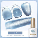 9D Cat Magnetic Gel Nail Polish Pink Purple UV Set