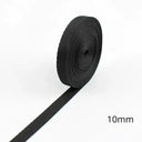 Black Nylon Webbing Tape For Backpack Straps Ribbon