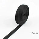 Black Nylon Webbing Tape For Backpack Straps Ribbon