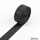 Black Nylon Webbing Tape For Backpack Straps Ribbon