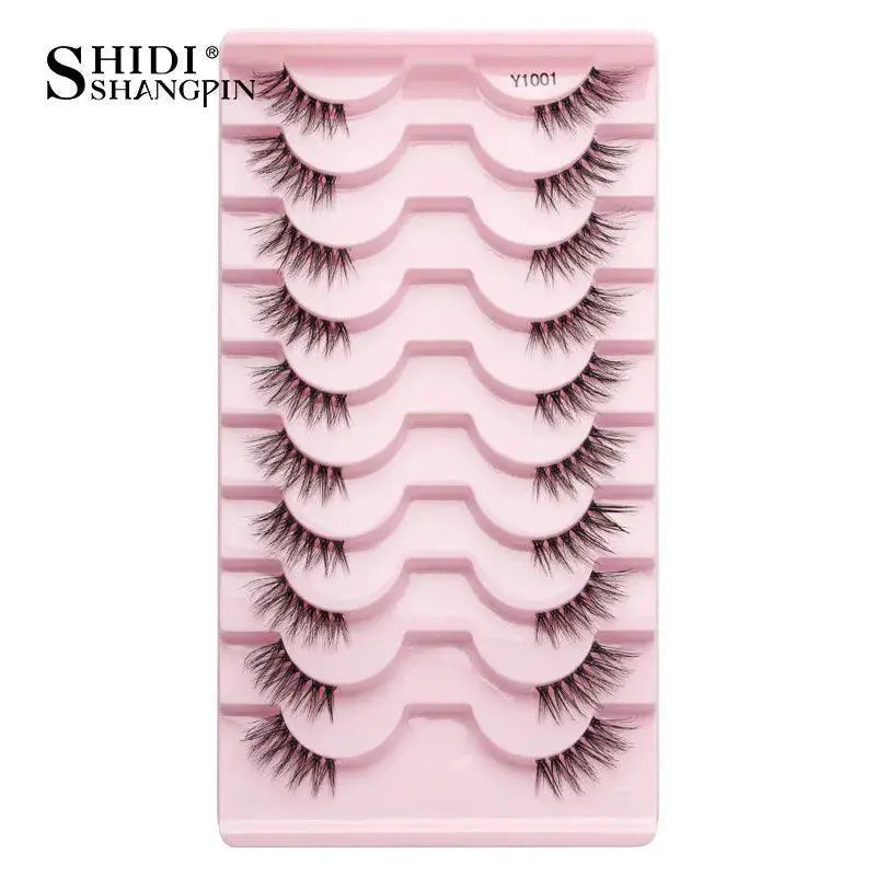 Natural Cat Eye Half Lashes For Effortless Glamour