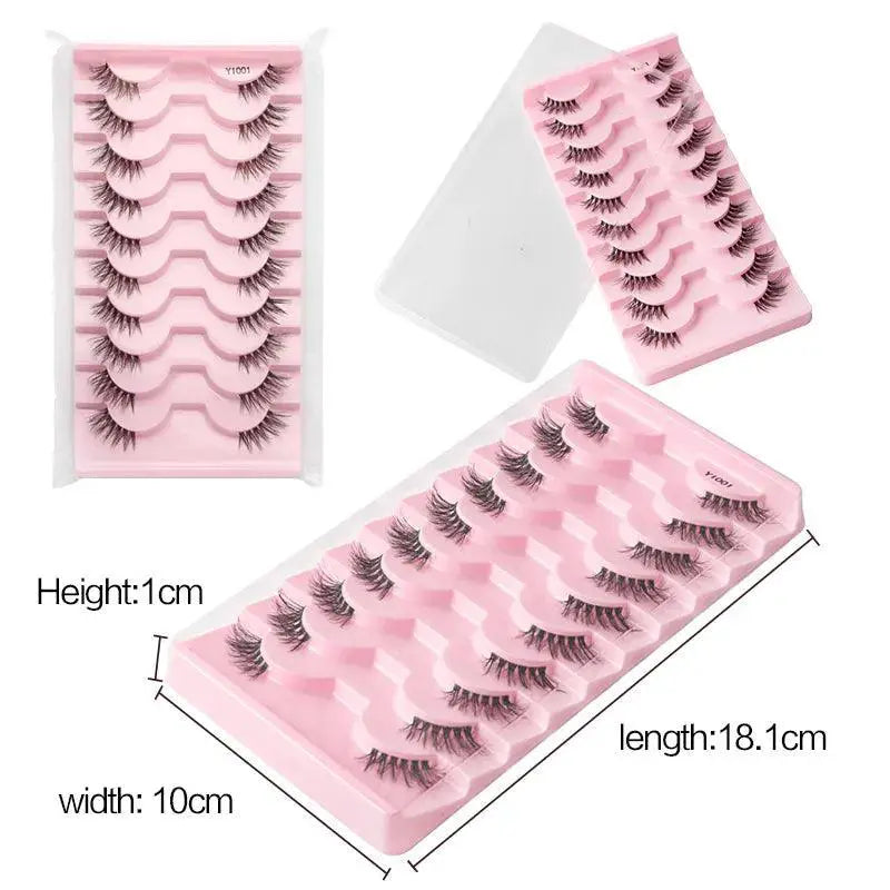 Wispy Faux Mink Half Lashes for Natural Eye Enhancement