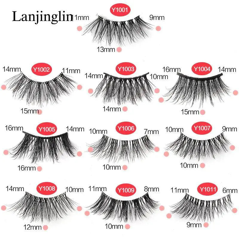Wispy Faux Mink Half Lashes for Natural Eye Enhancement