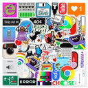 404 Network Error Cartoon Sticker Pack for Tech Lovers