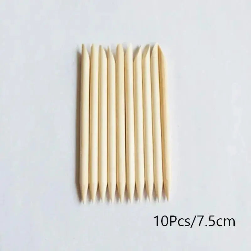 Lurayee Nail Art Wood Sticks Professional Nail Care Set