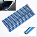 Car Air Outlet U Trim Strips 10Pc Decorative Interior Decor