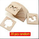 Montessori Wooden Drawing Stencils Set for Creative Kids