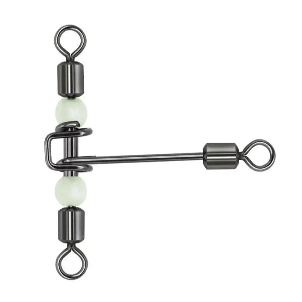 Luminous Glow Beads Fishing Swivels Pack 10 Illuminate Catch