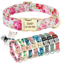 Engraved Nylon Pet Collar for Safe ID