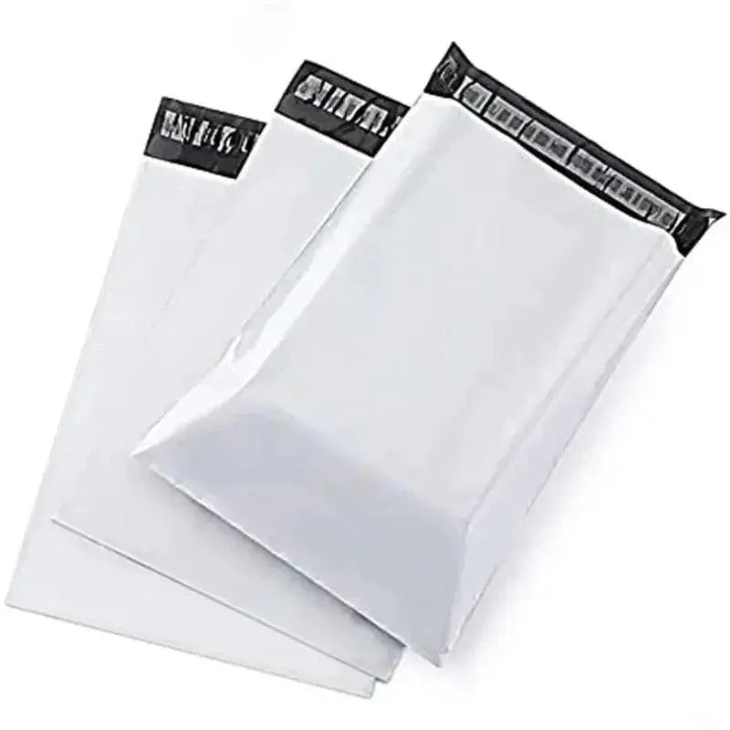 White Self Seal Waterproof Courier Bags Pack of 50 Units