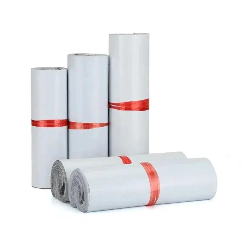 White Self Seal Waterproof Courier Bags Pack of 50 Units