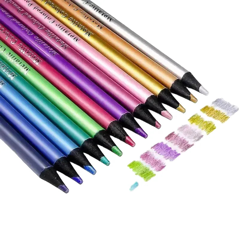 Metallic Pencils for Art on Black Paper — product view 1