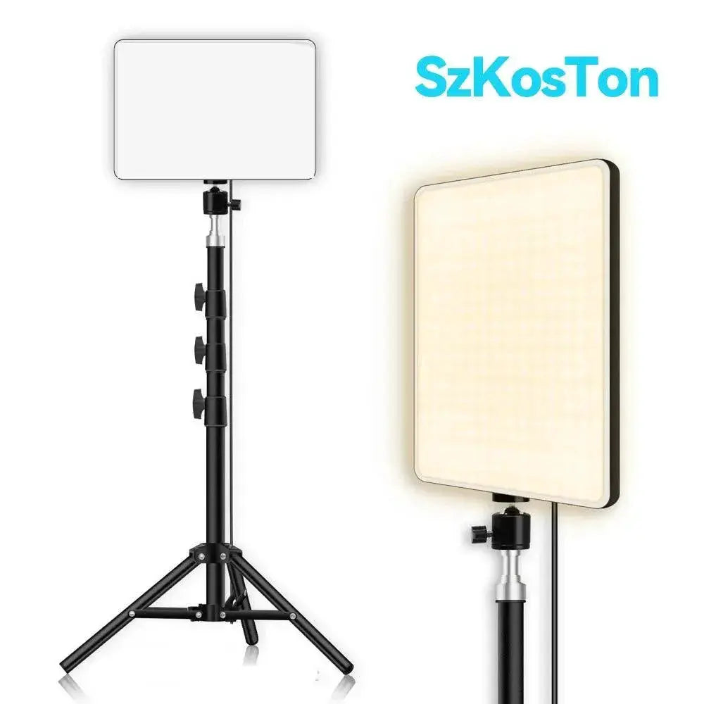 Adjustable LED Studio Lighting Kit For Photo And Streaming