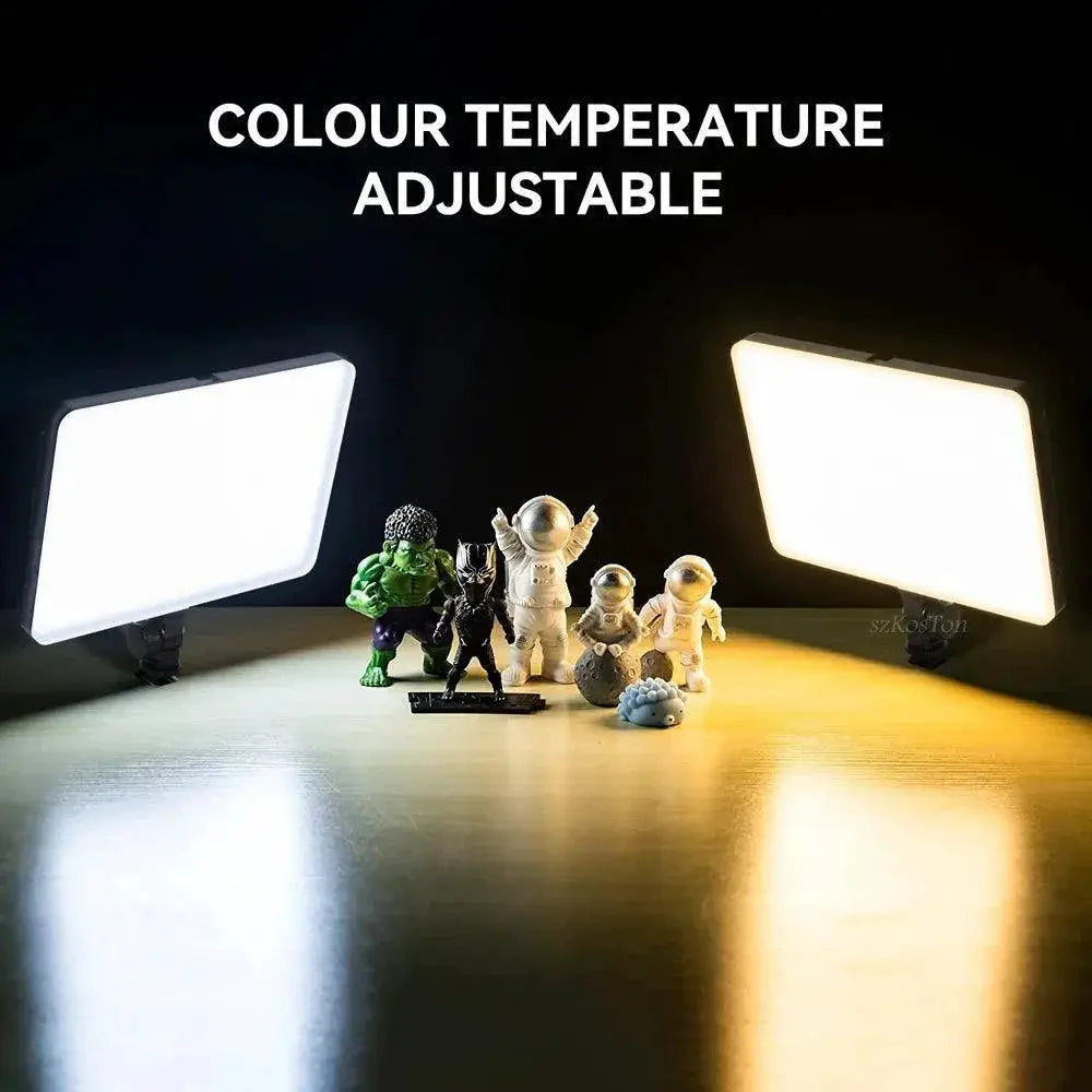 Adjustable LED Studio Lighting Kit For Photo And Streaming