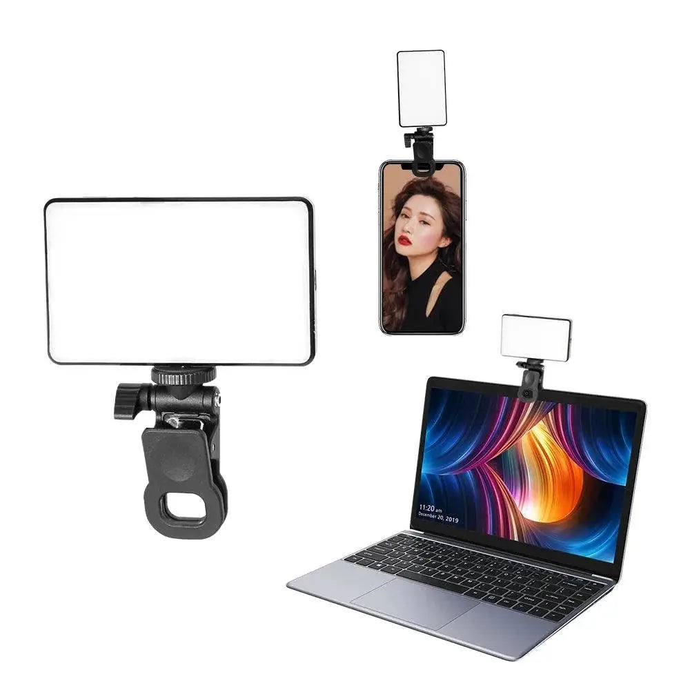 Portable LED Selfie Fill Light With Adjustable Brightness