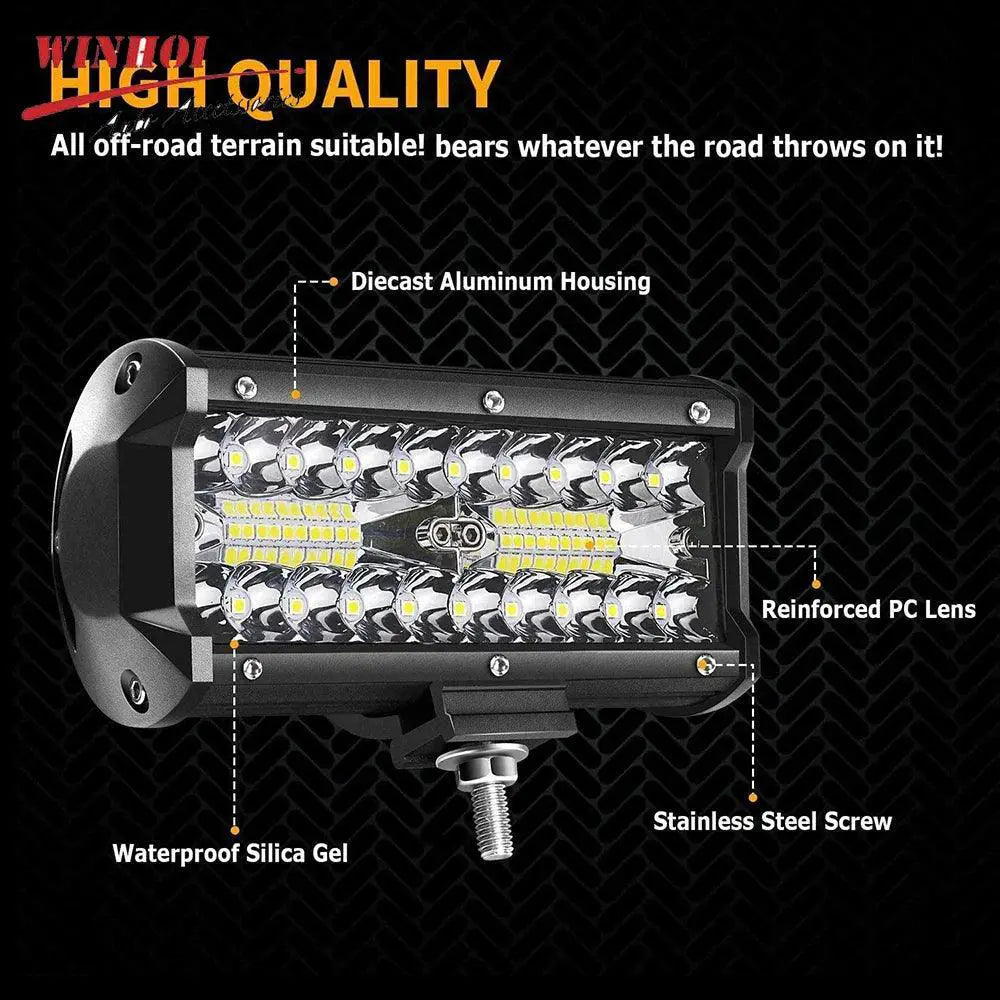 Car LED Offroad Spotlights High Performance Lighting Set