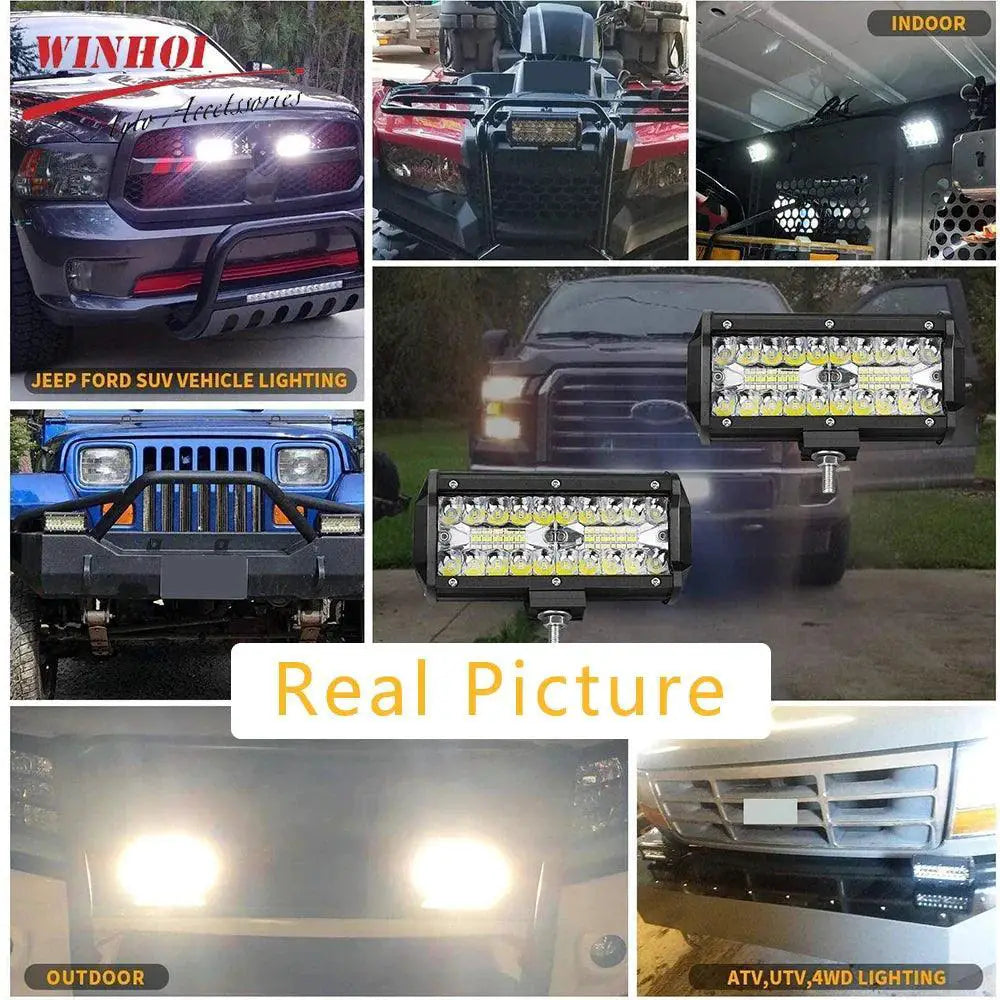Car LED Offroad Spotlights High Performance Lighting Set