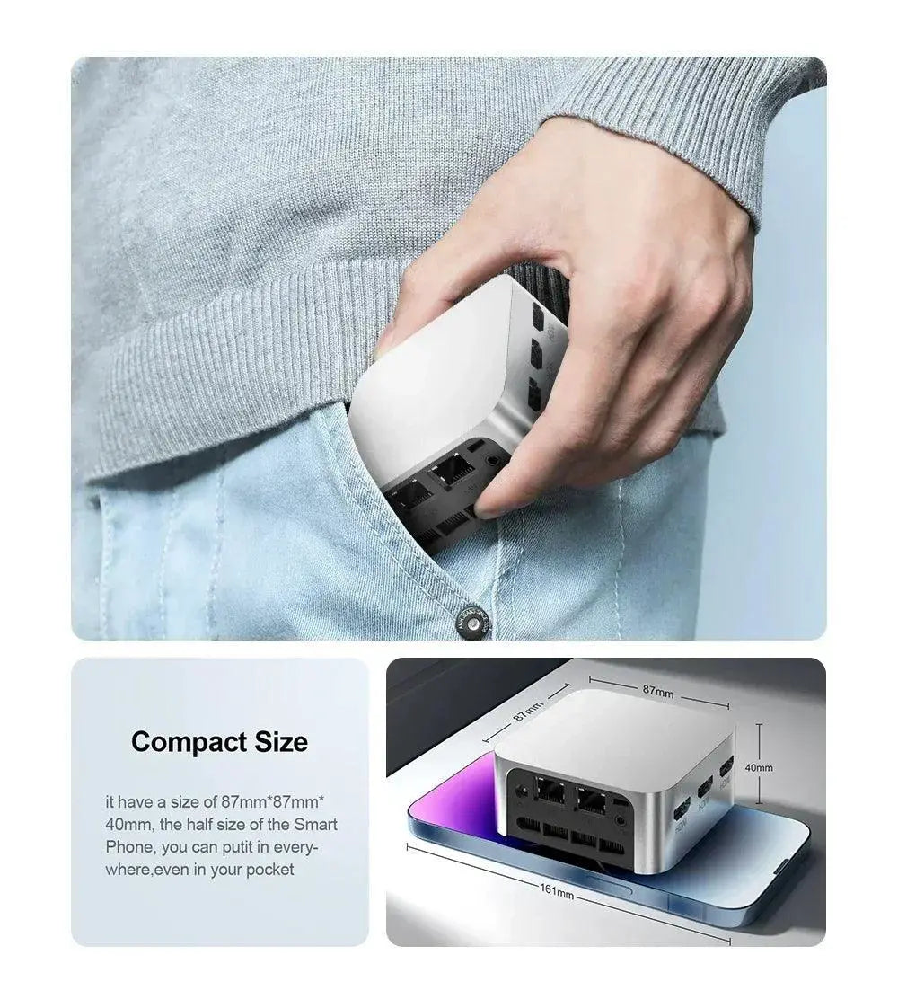 Chatree T8 Plus Mini PC Intel Celeron SSD Windows 11 Power - OurLum.com