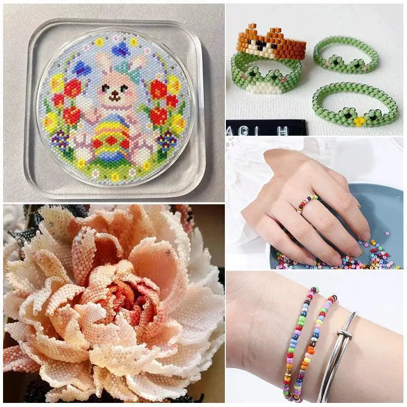 Vibrant Glass Seed Bead Kit Spark Your Jewelry Making