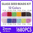 Vibrant Glass Seed Bead Kit Spark Your Jewelry Making