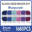 Vibrant Glass Seed Bead Kit Spark Your Jewelry Making