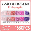 Vibrant Glass Seed Bead Kit Spark Your Jewelry Making