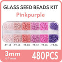 Vibrant Glass Seed Bead Kit Spark Your Jewelry Making