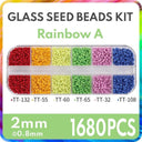 Vibrant Glass Seed Bead Kit Spark Your Jewelry Making