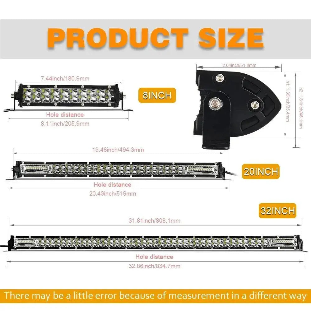 Ultra Slim LED Bar For Superior Offroad Visibility Light Bar
