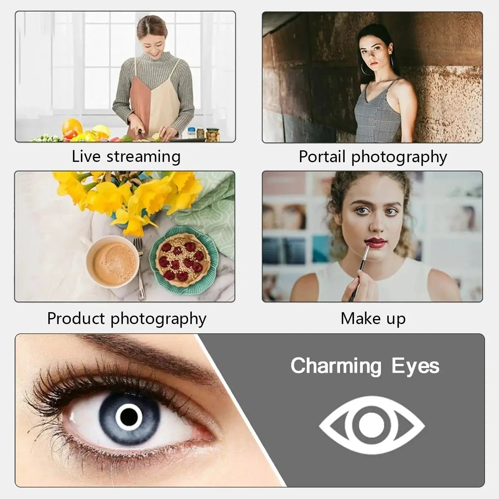 Professional LED Ring Light for Makeup and Photography