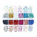 Vibrant Alphabet Resin Sequins Craft Kit