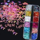 Vibrant Alphabet Resin Sequins Craft Kit