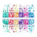 Vibrant Alphabet Resin Sequins Craft Kit