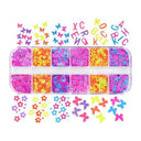 Vibrant Alphabet Resin Sequins Craft Kit