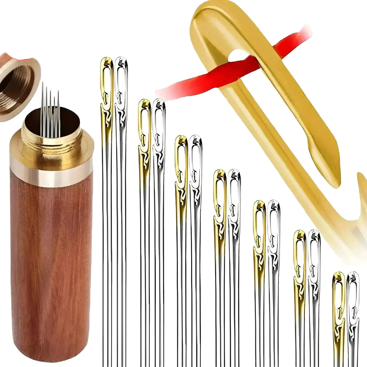 Side-Thread Sewing Needles for Seniors — product view 1