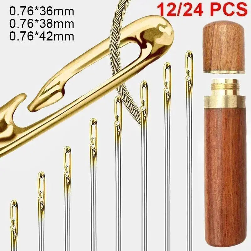Easy Thread Blind Sewing Needles Set For Elderly Crafters