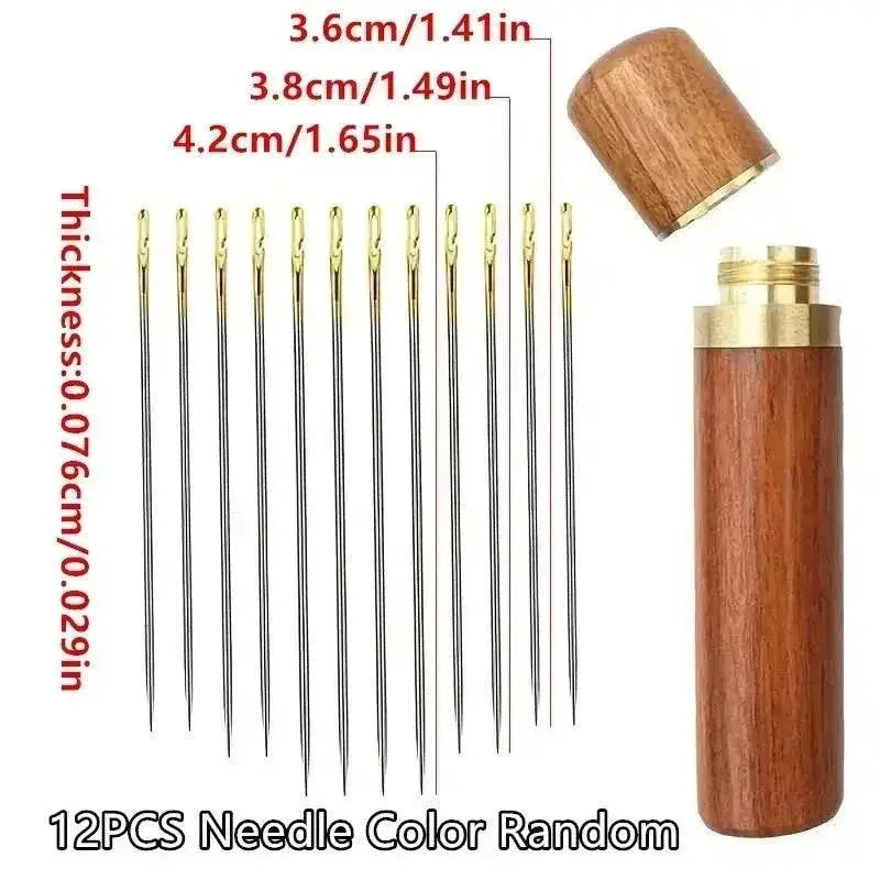 Easy Thread Blind Sewing Needles Set For Elderly Crafters