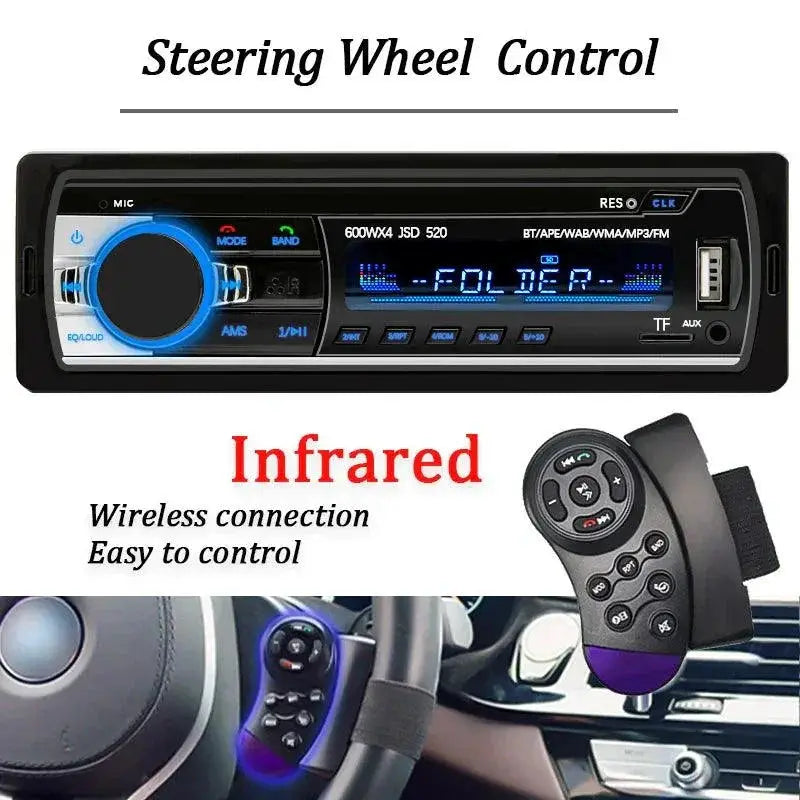Car Bluetooth MP3 Player With FM Radio USB SD Input