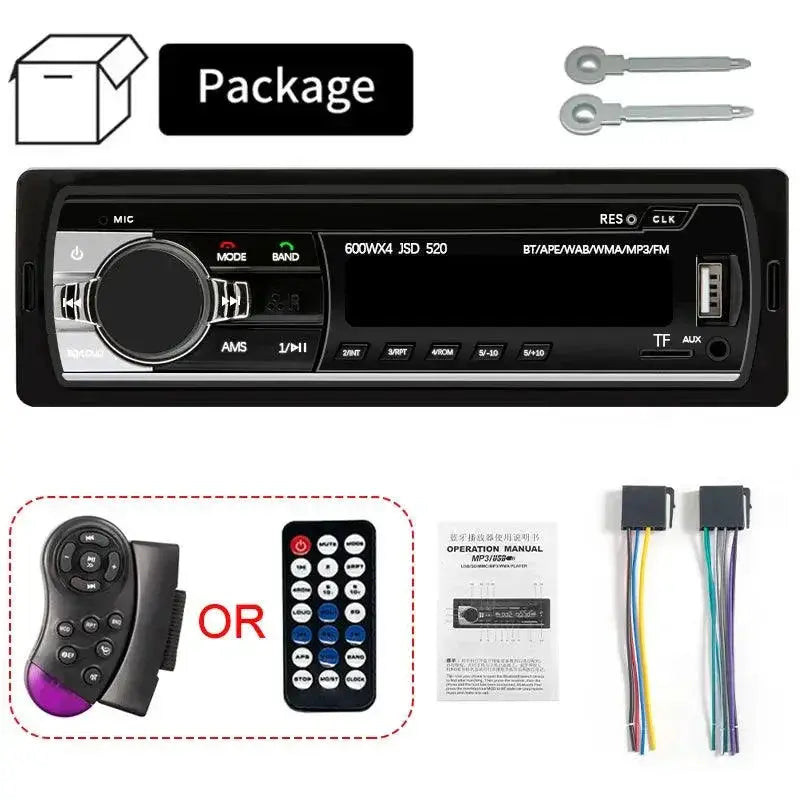 Car Bluetooth MP3 Player With FM Radio USB SD Input